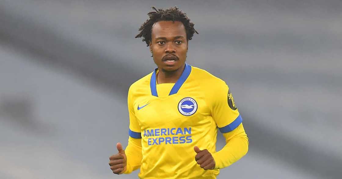 Percy Tau, Lucas Radebe, Stay, Brighton & Hove Albion Percy Tau, Lucas Radebe, Stay, Brighton & Hove Albion