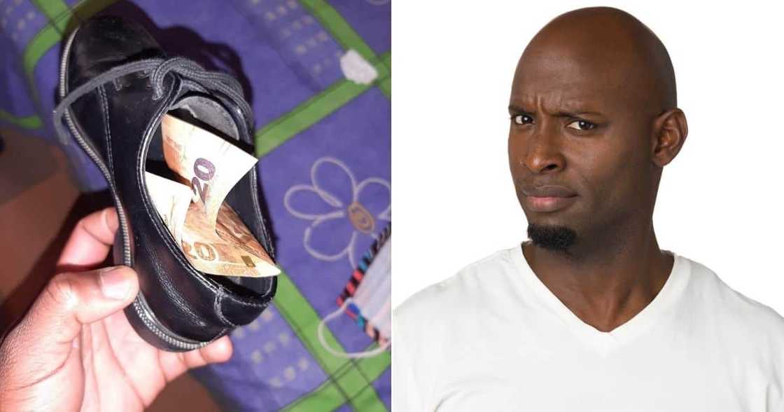 Money, Shoe, 24 Years Ago, Mzansi, South Africa Money, Shoe, 24 Years Ago, Mzansi, South Africa
