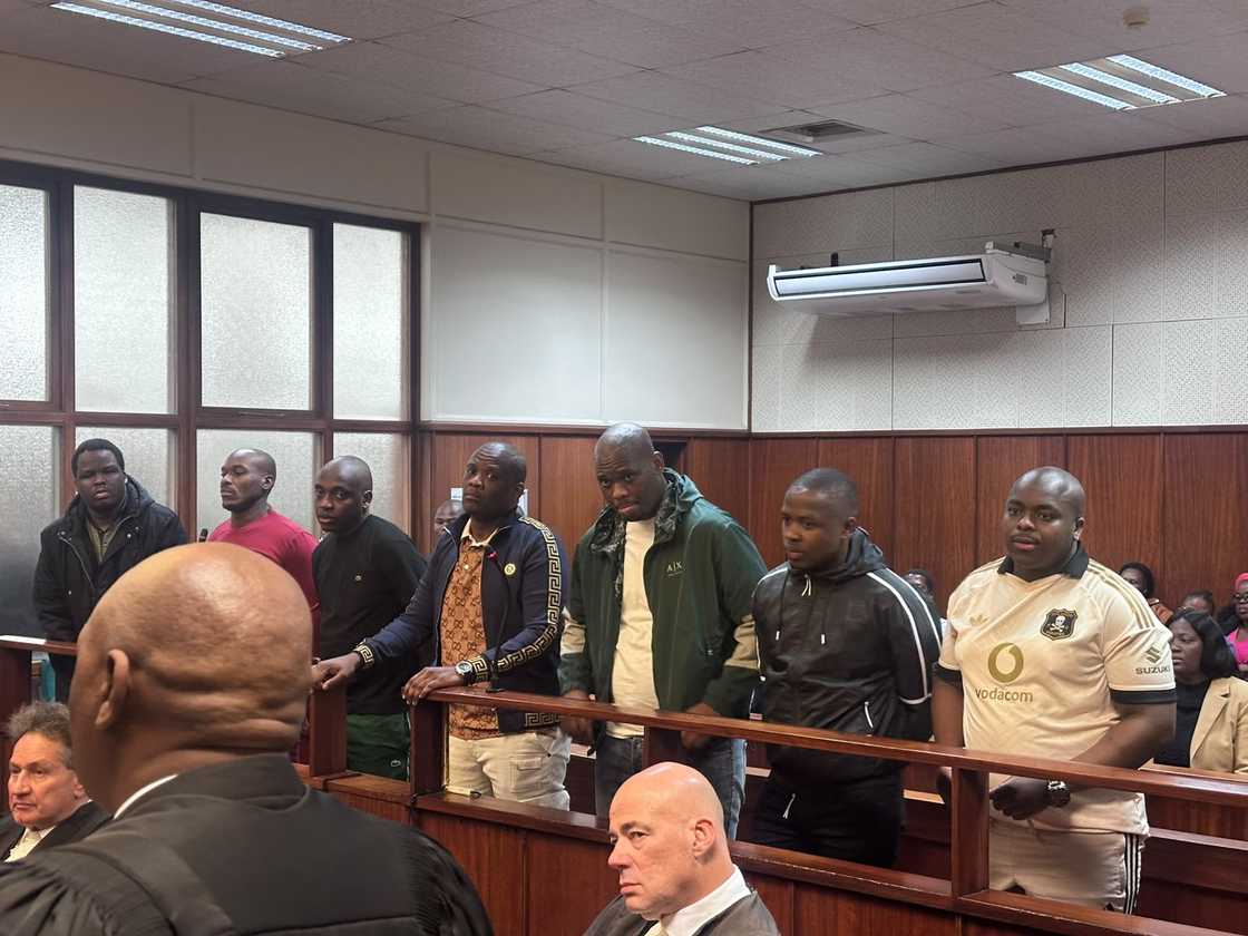 The men accused of killing AKA pleaded not guilty The men accused of killing AKA pleaded not guilty