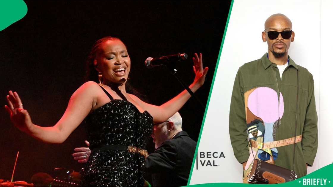 Berita at Mayibuye iAfrika Concert and Nota Baloyi at the "Rise - The Siya Kolisi Story" Premiere.