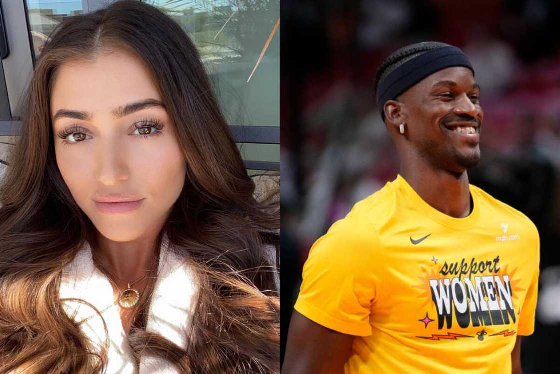 Kaitlin Nowak and Jimmy Butler Kaitlin Nowak and Jimmy Butler