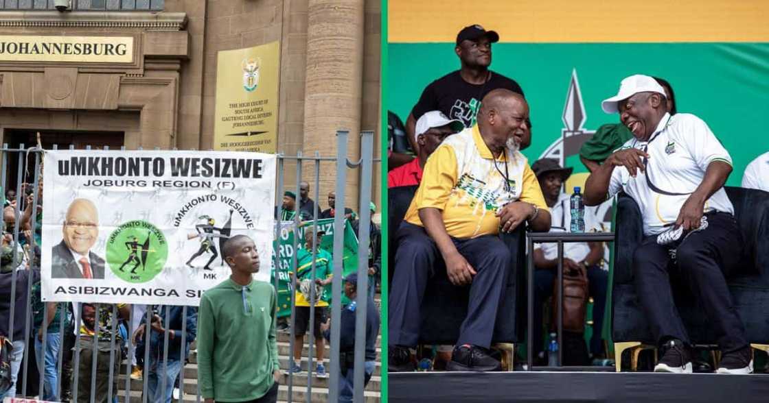 The African National Congress and the MK Party will hear the judge rule on the MK name in Durban The African National Congress and the MK Party will hear the judge rule on the MK name in Durban