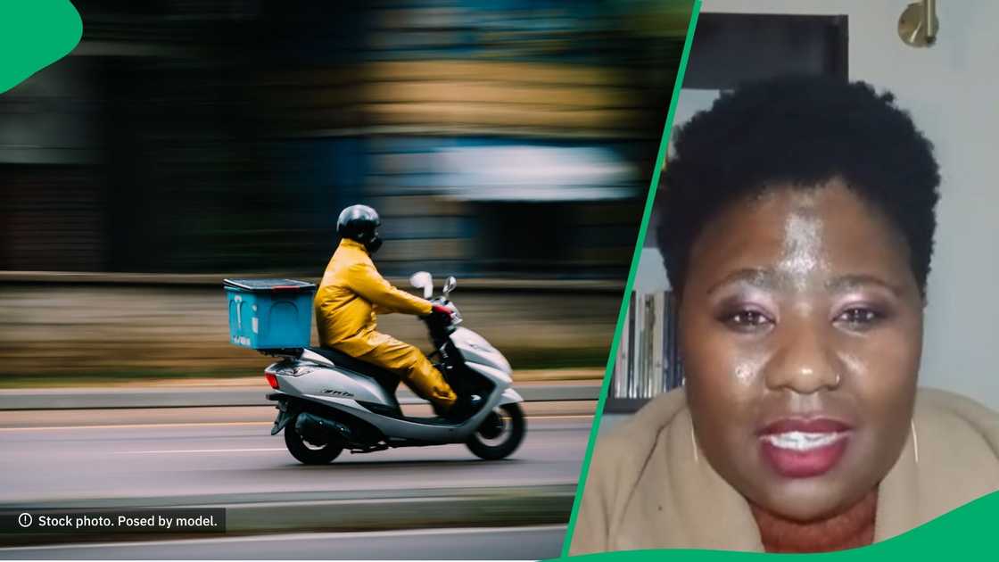 Woman explains how to be delivery driver in South Africa Woman explains how to be delivery driver in South Africa