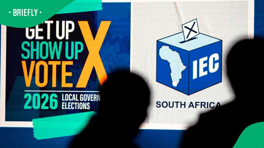 Guests network during the launch event for the 2026 Municipal elections at Gallagher Estate on May 27, 2026 in Midrand, South Africa