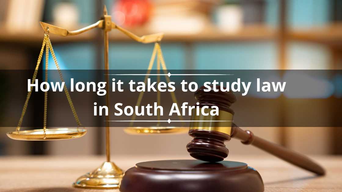 Years to study law in South Africa