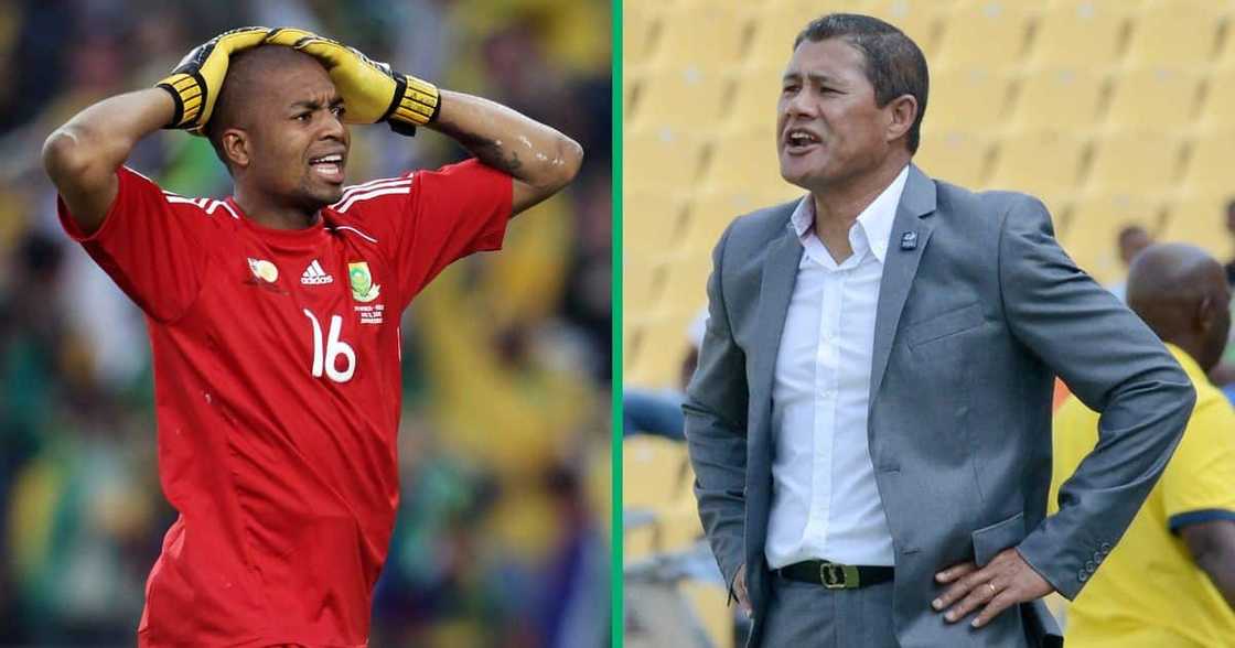 Itumeleng Khune and Cavin Johnson Itumeleng Khune and Cavin Johnson