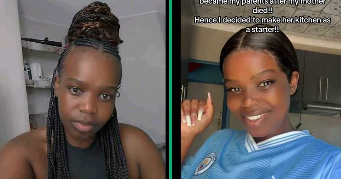 A stunner revamped her uncle and aunty's kitchen. A stunner revamped her uncle and aunty's kitchen.