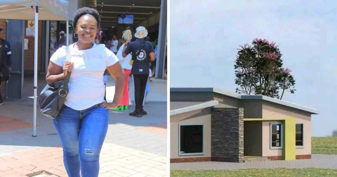 Veronica Thandeka builds shack from ground up Veronica Thandeka builds shack from ground up