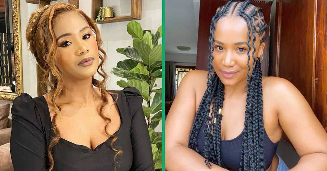 Keke Mphuthi is rumoured to have broken up with her baby daddy Keke Mphuthi is rumoured to have broken up with her baby daddy