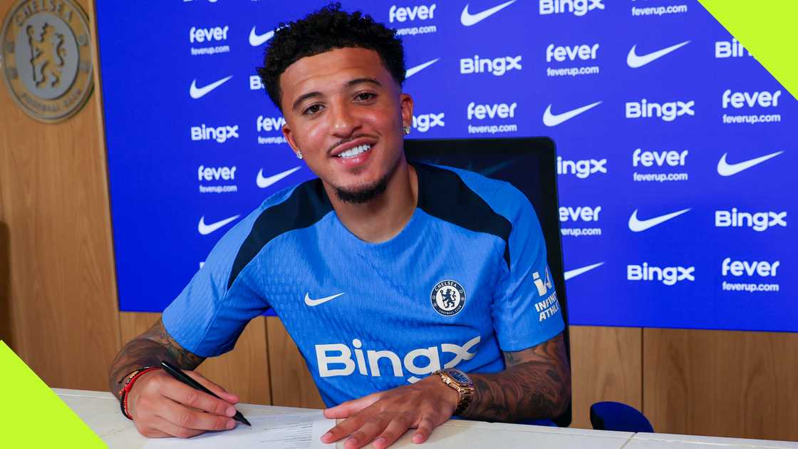 Manchester United loanee Jadon Sancho completed a loan move to Chelsea on transfer deadline day. Manchester United loanee Jadon Sancho completed a loan move to Chelsea on transfer deadline day.