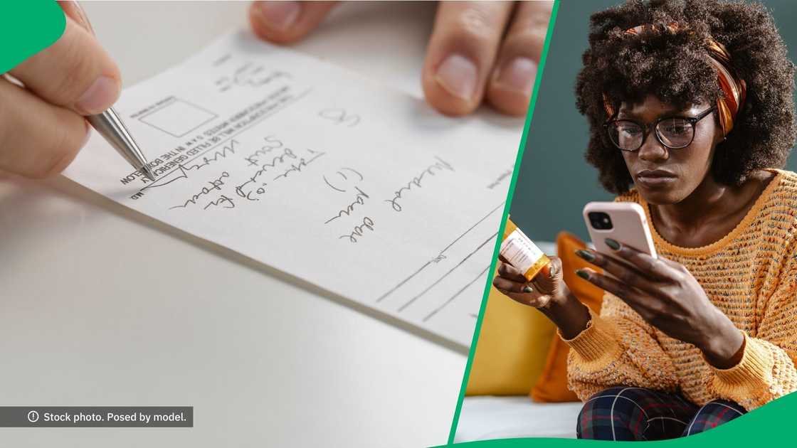 A patient was confused about what was written on a prescription. A patient was confused about what was written on a prescription.