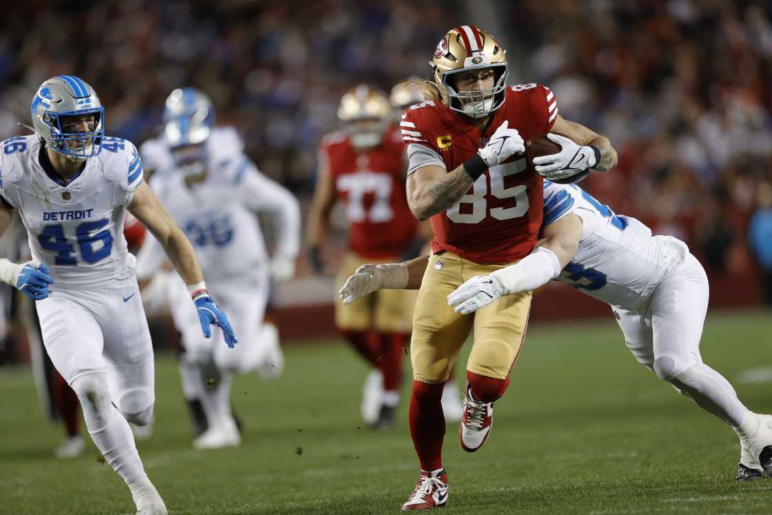 George Kittle in Santa Clara, California George Kittle in Santa Clara, California