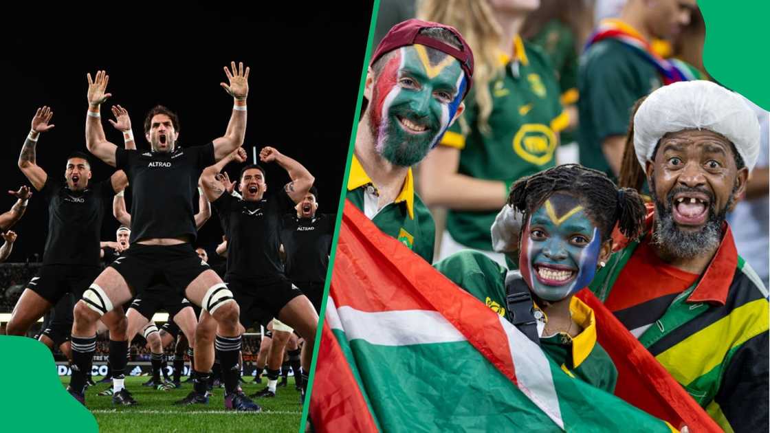 New Zealand's All Blacks interrupted by 'Sister Bettina' New Zealand's All Blacks interrupted by 'Sister Bettina'