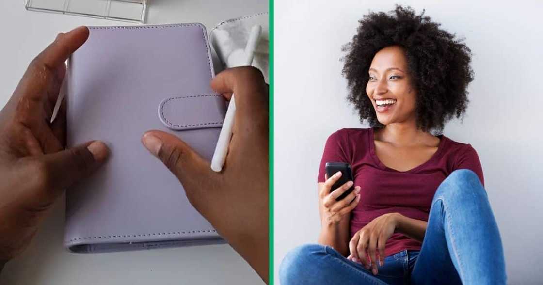 Woman's purple budget binder impresses people on the internet. Woman's purple budget binder impresses people on the internet.