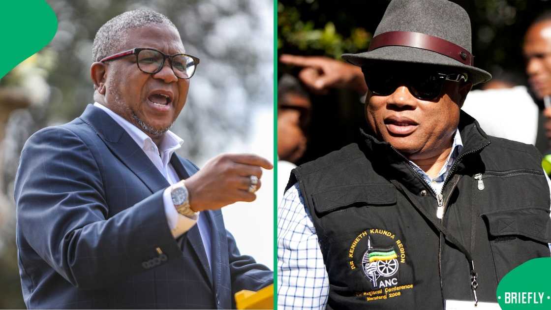 Fikile Mbalula has criticised Tony Yengeni over the years.