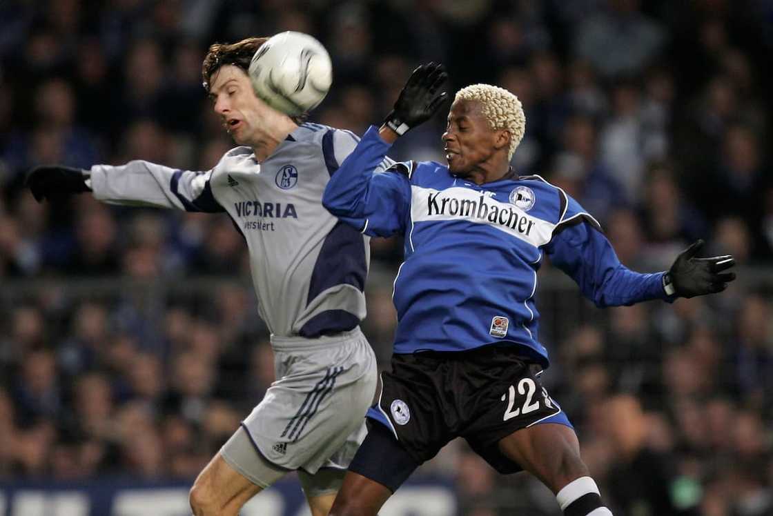 Sibusiso Zuma during a Bundesliga match