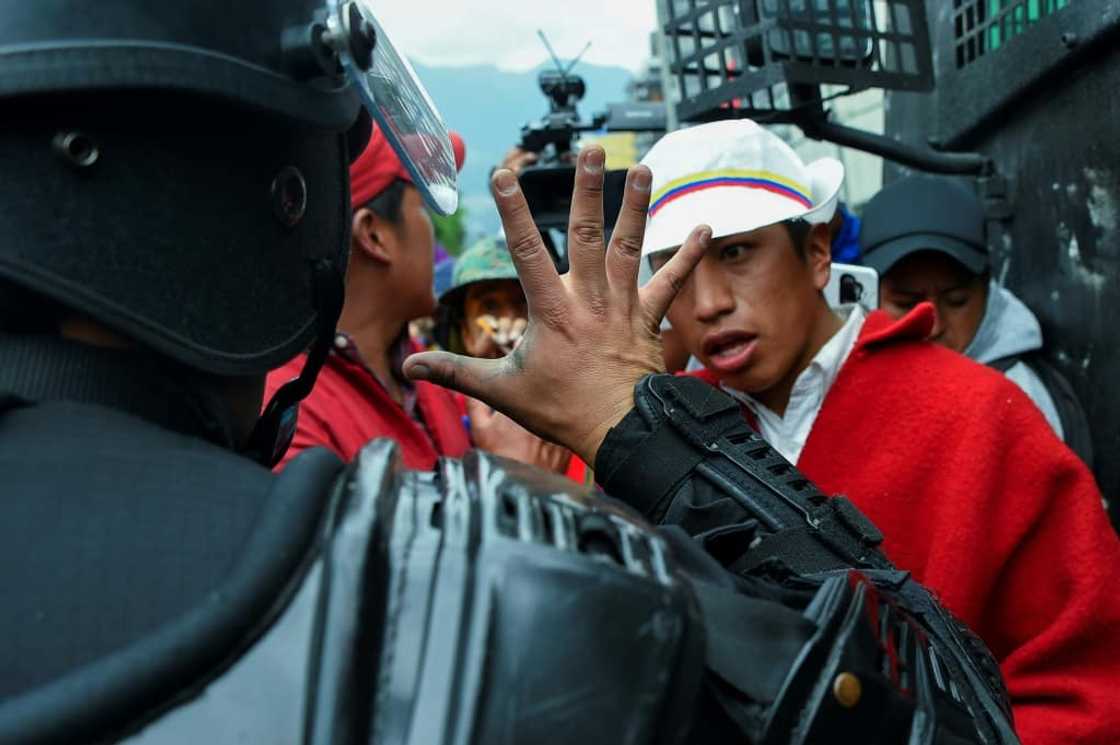 The demonstrations were called by the powerful Confederation of Indigenous Nationalities of Ecuador (Conaie) The demonstrations were called by the powerful Confederation of Indigenous Nationalities of Ecuador (Conaie)