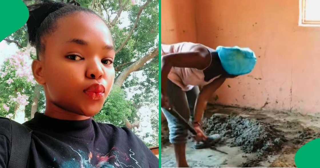 A TikTok video shows a woman upgrading her bedroom all on her own. A TikTok video shows a woman upgrading her bedroom all on her own.