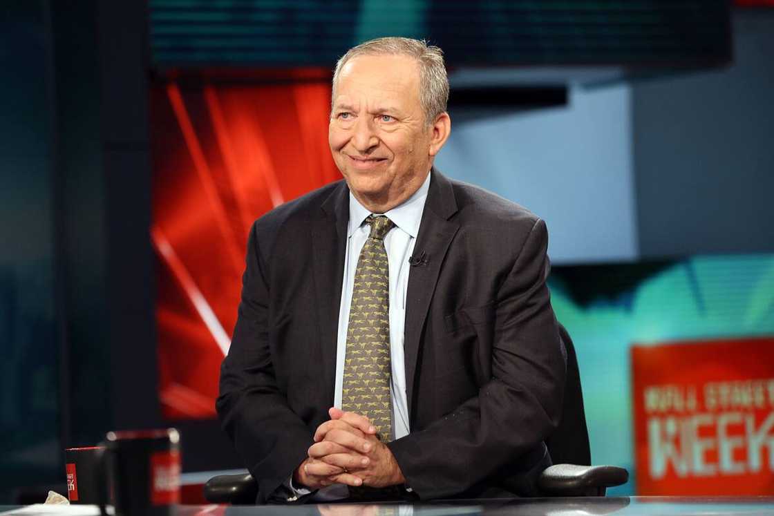 Former Treasury Secretary & White House Economic Advisor Larry Summers is interviewed by FOX Business' Maria Bartiromo at FOX Studios in New York City