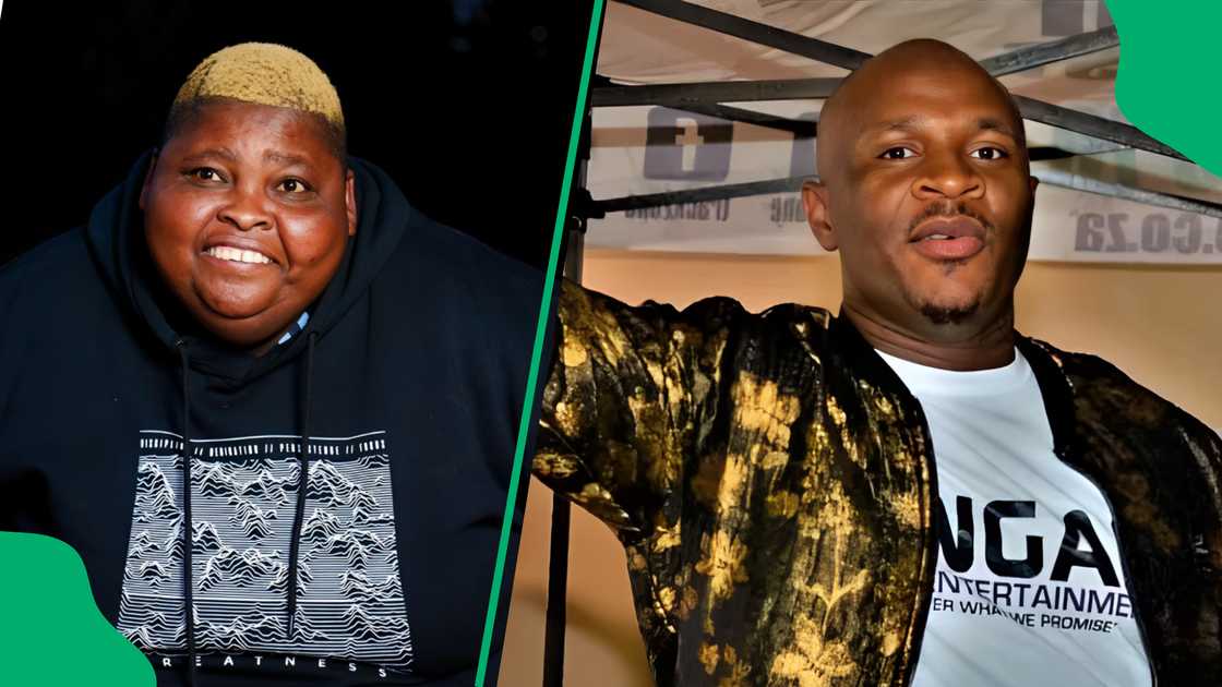 Netizens questioned Tsekeleke and Dr Malinga's relationship