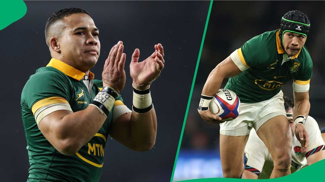 Bok winger Cheslin Kolbe turned heads in Tokyo with R2 million ride. Bok winger Cheslin Kolbe turned heads in Tokyo with R2 million ride.