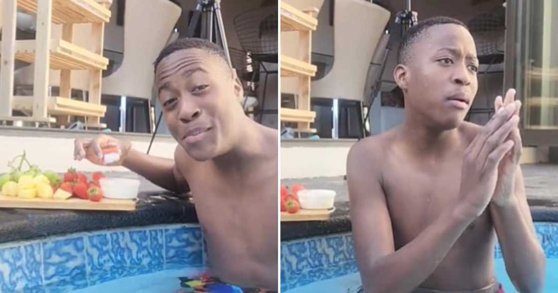 Kgosi trying to record soft life content Kgosi trying to record soft life content