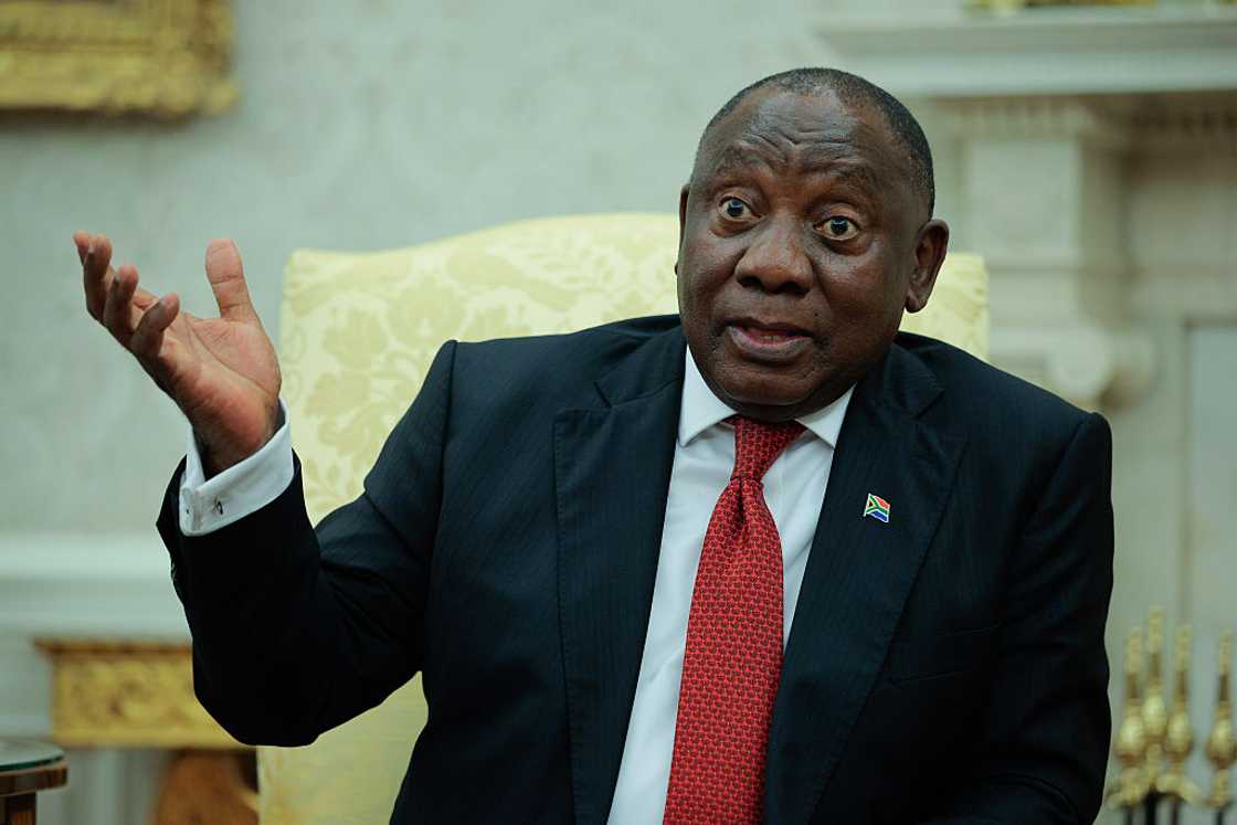 President Cyril Ramaphosa announced a commision of inquiry into the allegations Mkhwanazi made President Cyril Ramaphosa announced a commision of inquiry into the allegations Mkhwanazi made