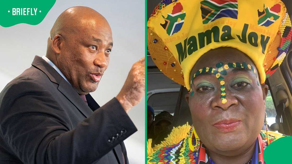 Mama Joy Chauke and Gayton McKenzie Mama Joy Chauke and Gayton McKenzie