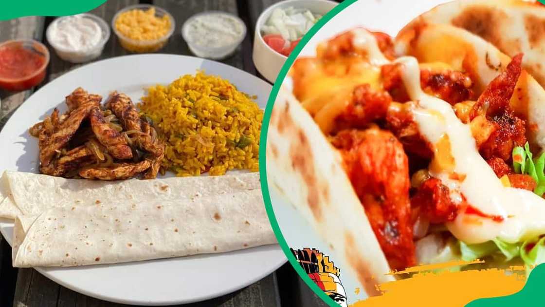 Mochachos food on plates Mochachos food on plates