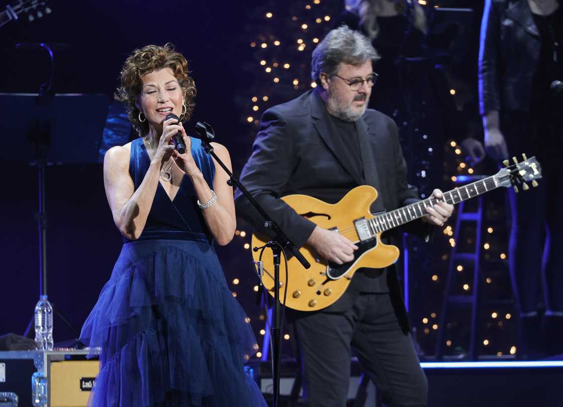 Amy Grant and Vince Gill at the Ryman Auditorium