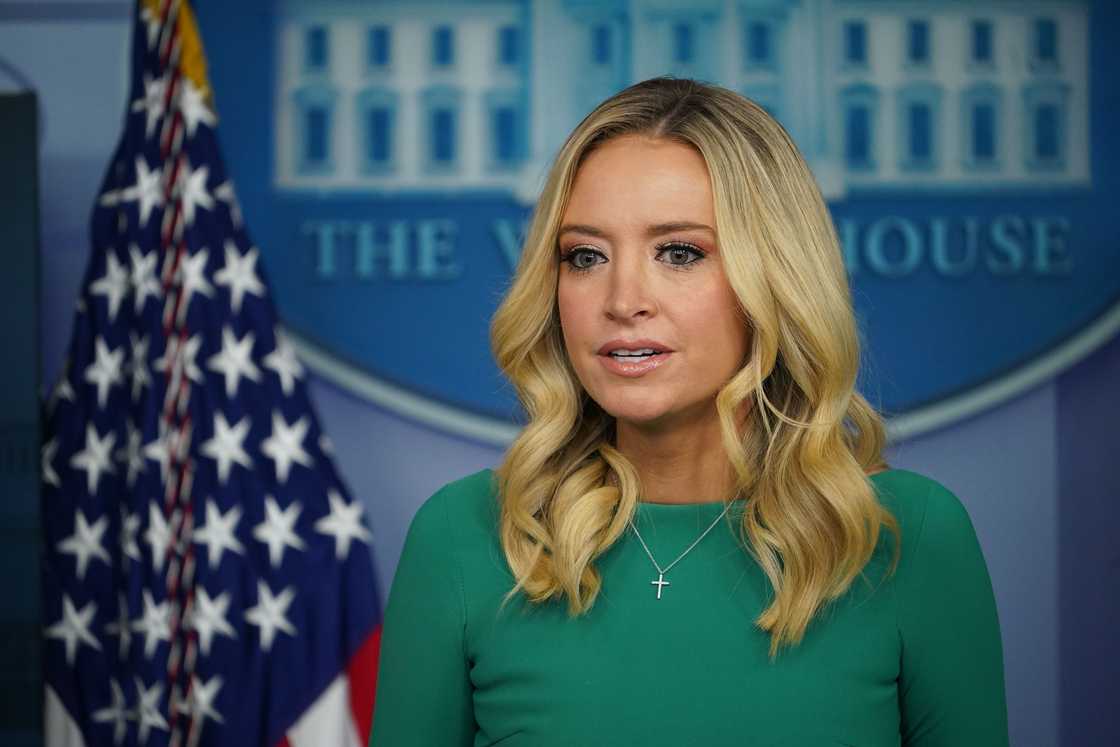 Kayleigh McEnany at the White House