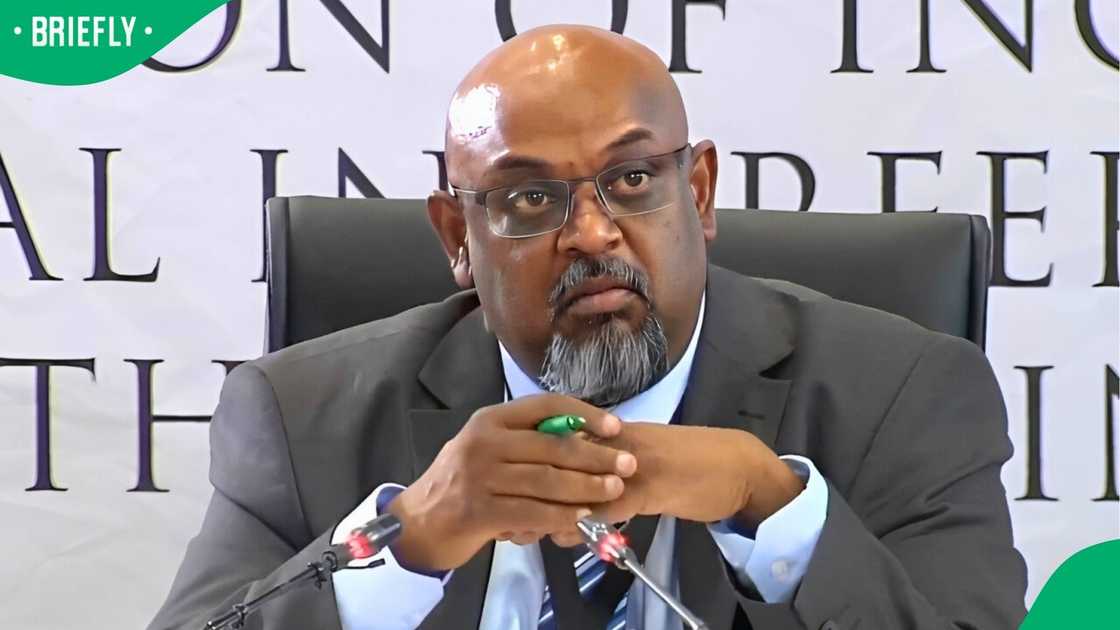 Advocate Khemraj Behari appeared before the Madlanga Commission of Inquiry