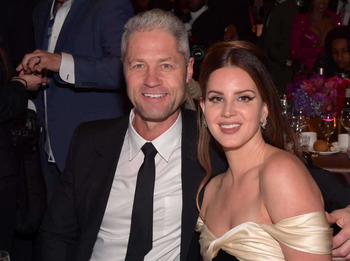 Sean Larkin and Lana Del Rey at the Pre-Grammy Gala