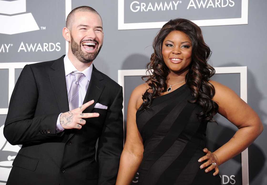 Rapper Paul and his wife Crystal Slayton during the 53rd Annual GRAMMY Awards held at Staples Center on 13 February 2011 in Los Angeles. Rapper Paul and his wife Crystal Slayton during the 53rd Annual GRAMMY Awards held at Staples Center on 13 February 2011 in Los Angeles.