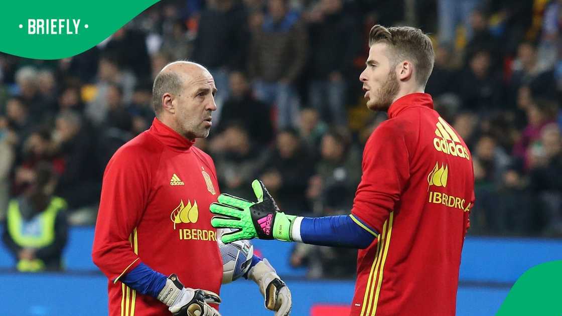 Liverpool, Spain, Jose Manuel Ochotorena, David de Gea Liverpool, Spain, Jose Manuel Ochotorena, David de Gea