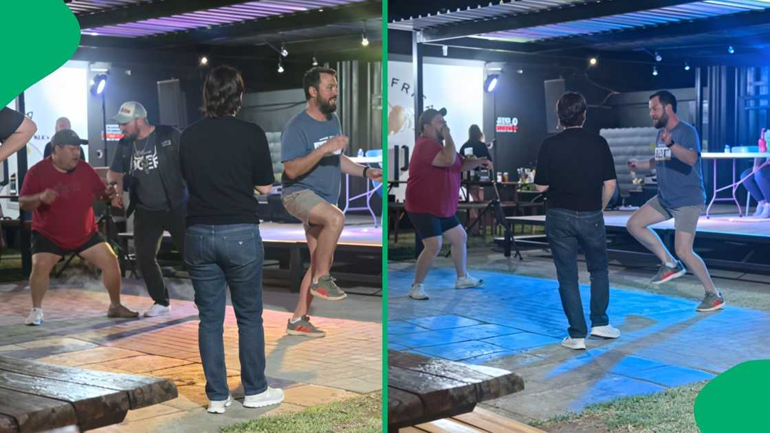 The upbeat moment captured on video highlights the timeless charm of local party anthems