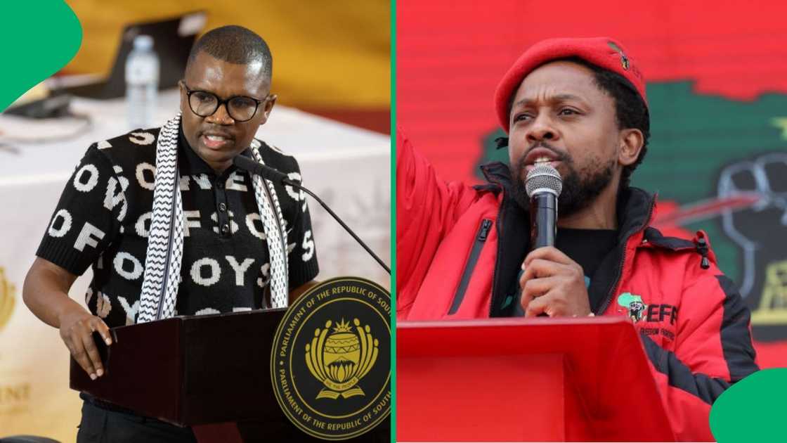 The President of the ANCYL Collen Malatji joked that he contacted Mbuyiseni Ndlozi after he resigned as an EFF MP The President of the ANCYL Collen Malatji joked that he contacted Mbuyiseni Ndlozi after he resigned as an EFF MP