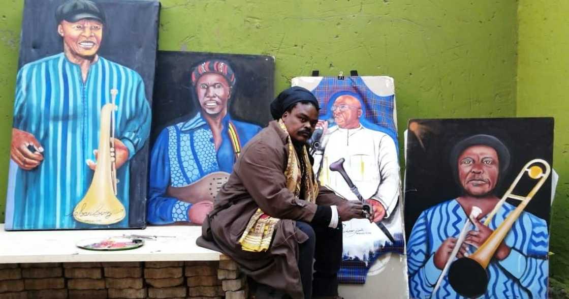 Rasta, Mzansi, Not Happy, Painting, Tsepo Tshola