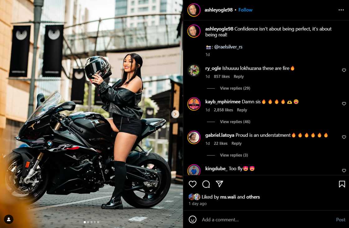 Ashley Ogle's brother commented on her recent picture Ashley Ogle's brother commented on her recent picture