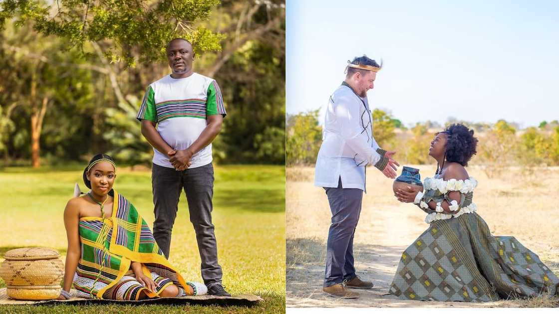 Tswana's traditional attire for lobola Tswana's traditional attire for lobola