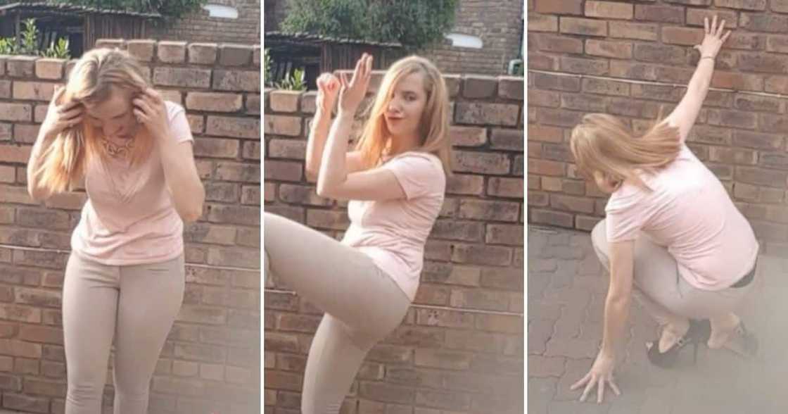 Woman, Epic Fail, Trigger Dance Challenge, Floor, Mzansi Woman, Epic Fail, Trigger Dance Challenge, Floor, Mzansi
