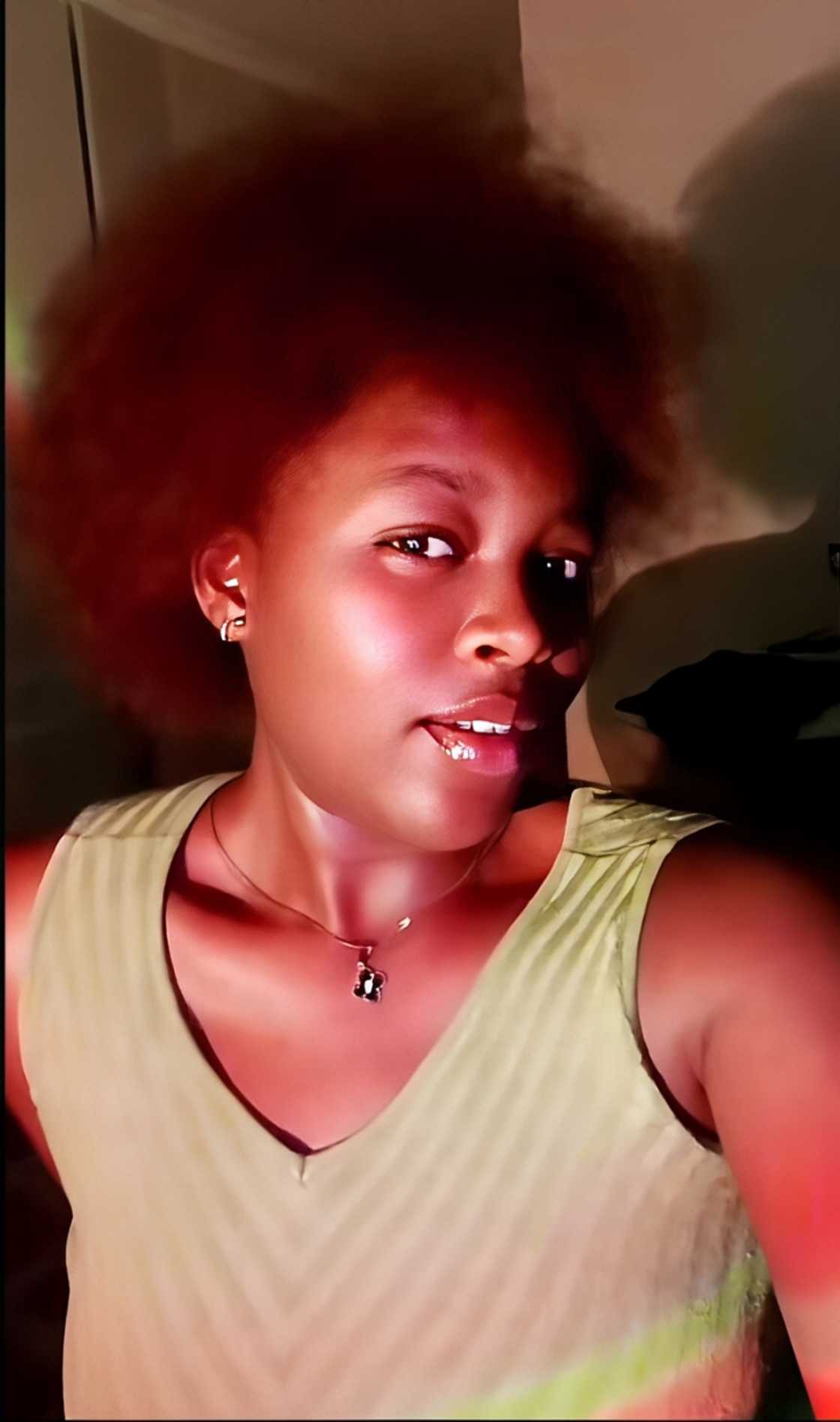 A South African lady unveiled how she treats herself when home alone in a video. A South African lady unveiled how she treats herself when home alone in a video.