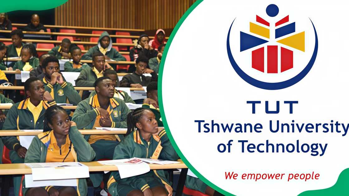 TUT students and logo