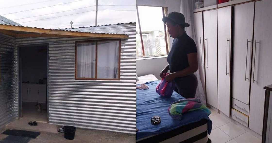 Woman's shack amazes Facebook users Woman's shack amazes Facebook users