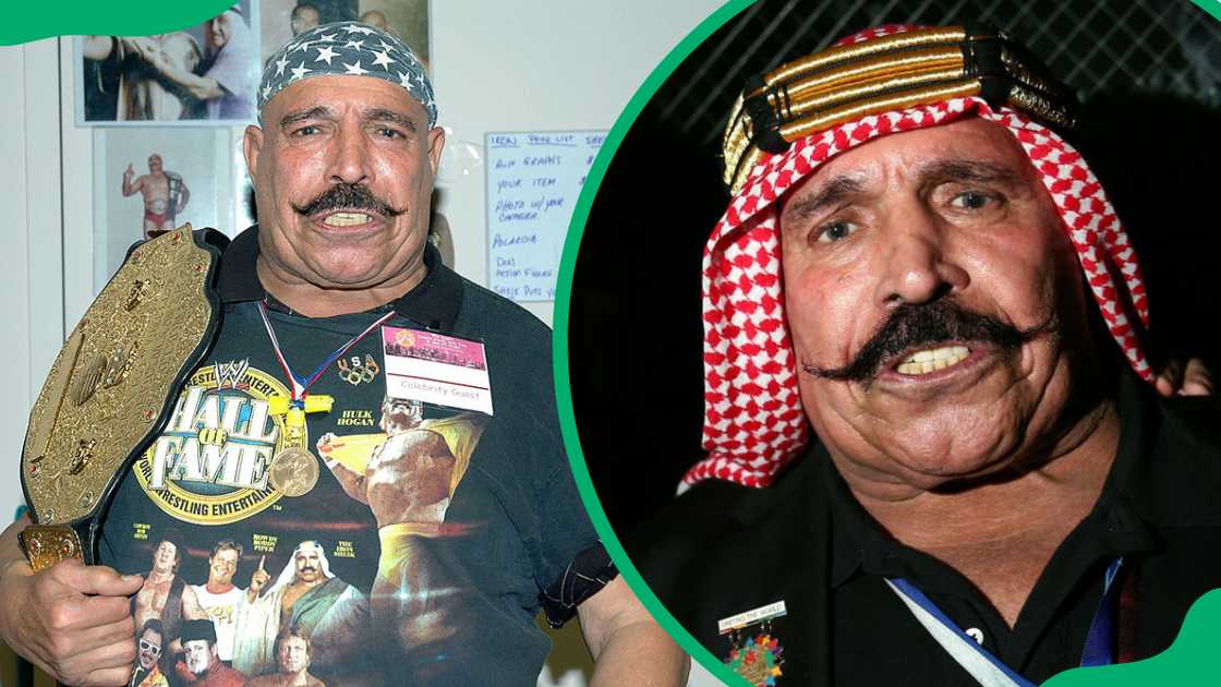 The Iron Sheik at Penn Plaza Pavilion in New York City (L). Iron Sheik at Highline Ballroom in New York City (R). The Iron Sheik at Penn Plaza Pavilion in New York City (L). Iron Sheik at Highline Ballroom in New York City (R).