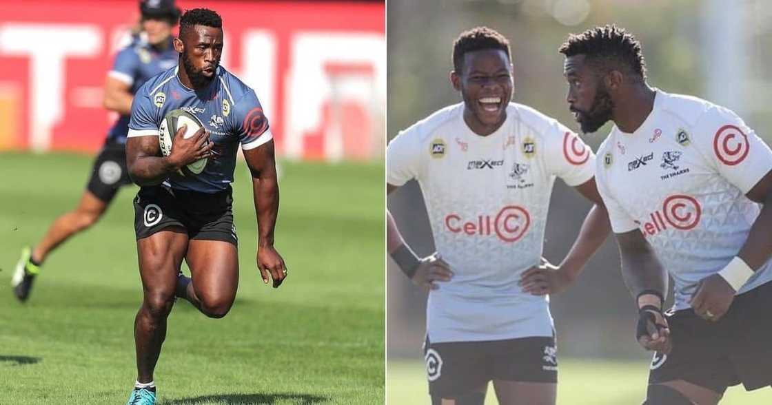 Emotional Siya Kolisi on video of Mandisi Dyantyi Emotional Siya Kolisi on video of Mandisi Dyantyi