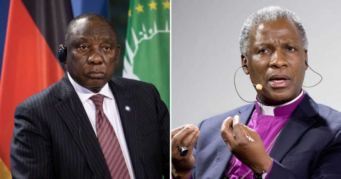 President Cyril Ramaphosa and Archbishop Thabo Makgoba President Cyril Ramaphosa and Archbishop Thabo Makgoba