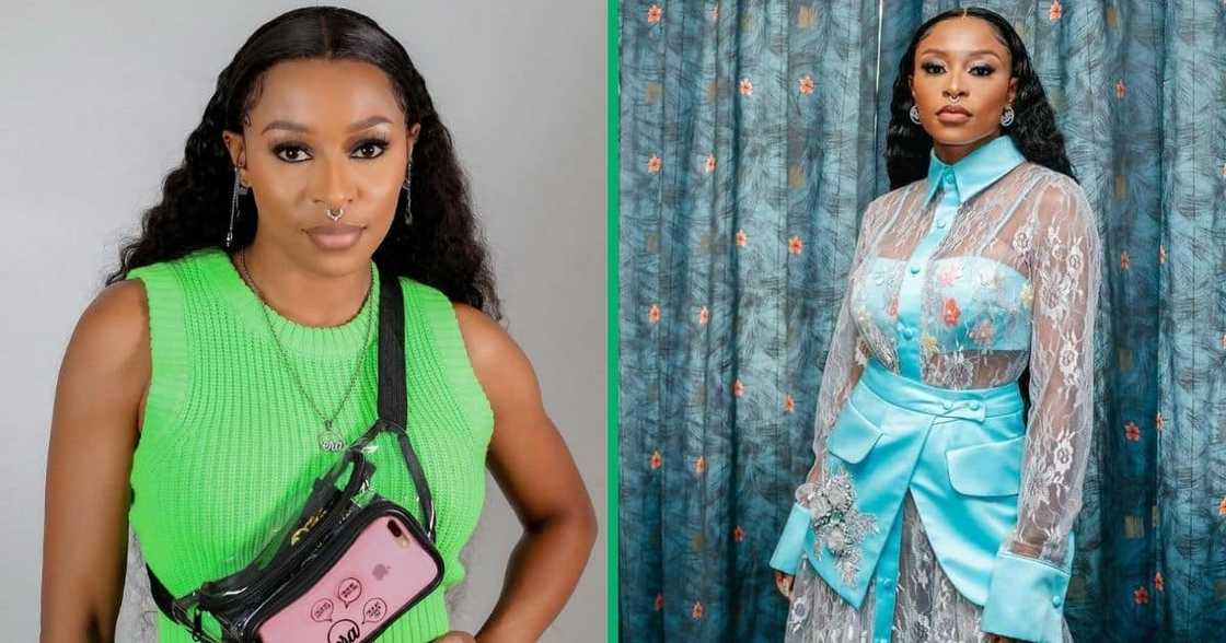 DJ Zinhle was dragged for not wearing a bra at an event DJ Zinhle was dragged for not wearing a bra at an event