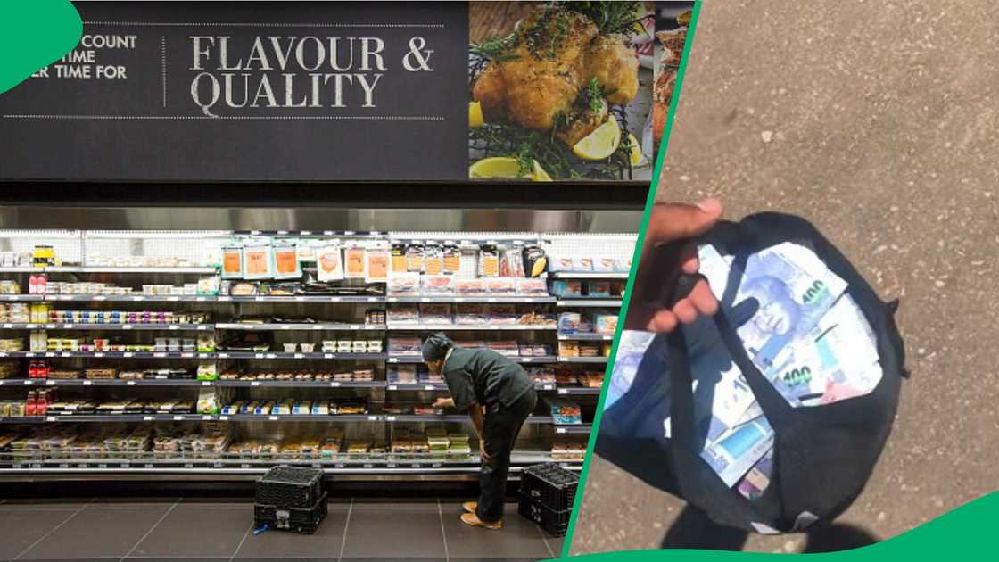 Man shares submission for Woolworths money bag challenge Man shares submission for Woolworths money bag challenge