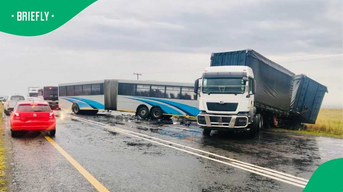 Traffic remains heavily affected in the area